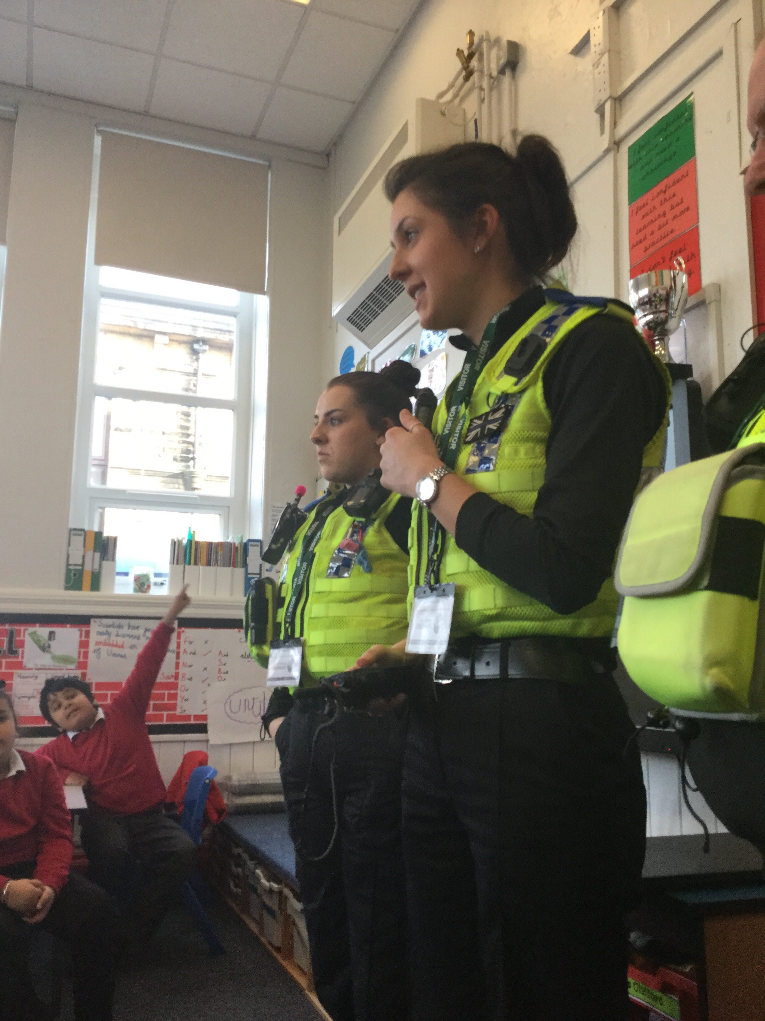 a school visit from the police